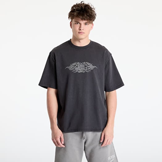T-shirt GUESS Originals Eco Heavyweight T-Shirt Jet Black A996