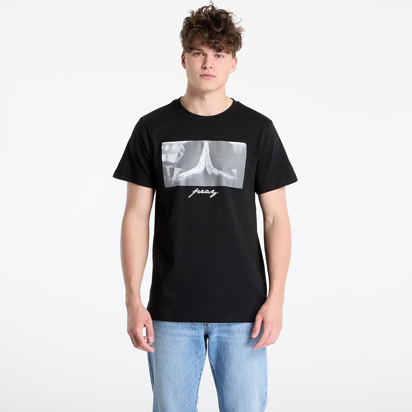 Magliette Urban Classics Pray Black