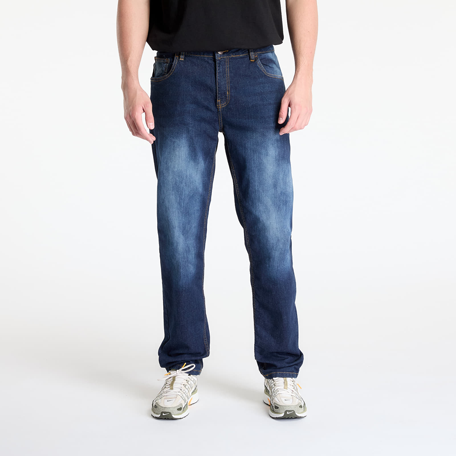 Teksad Urban Classics Stretch Denim Pants Navy