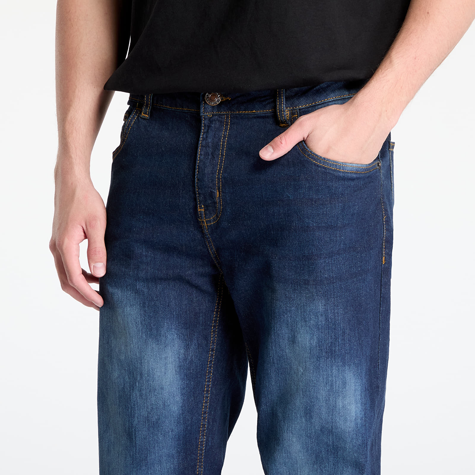 Teksad Urban Classics Stretch Denim Pants Navy