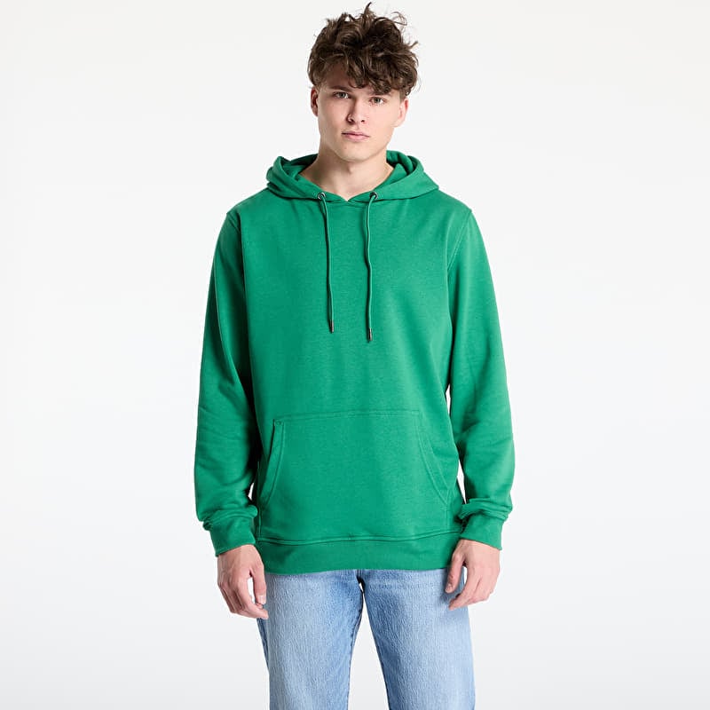 Mikina Urban Classics Basic Terry Hoody Green