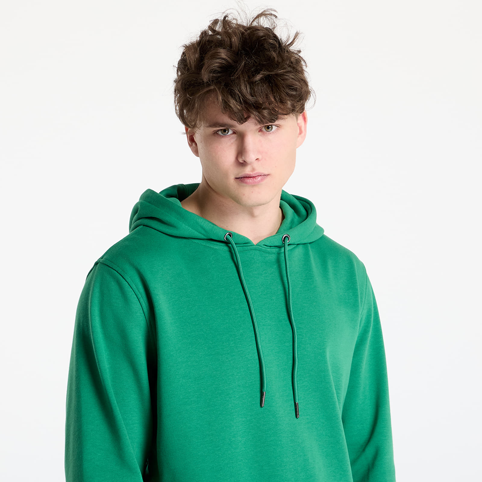 Sweaters Urban Classics Basic Terry Hoody Green