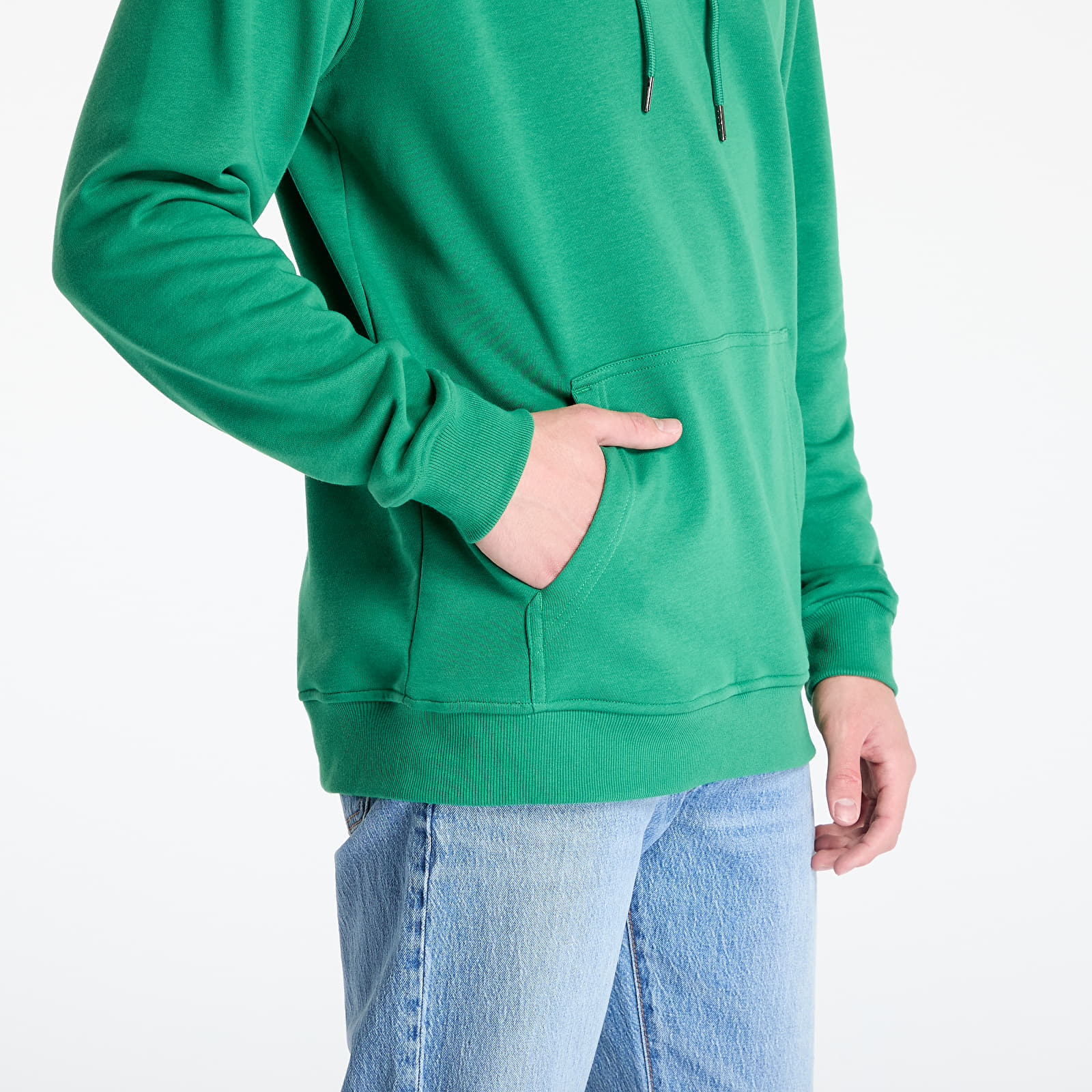 Sweaters Urban Classics Basic Terry Hoody Green