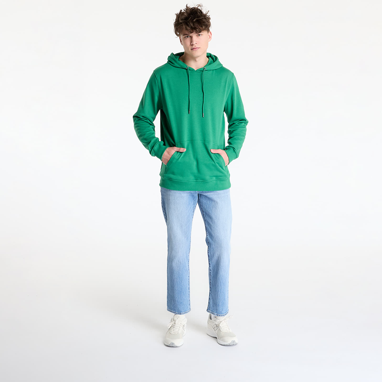 Sweaters Urban Classics Basic Terry Hoody Green