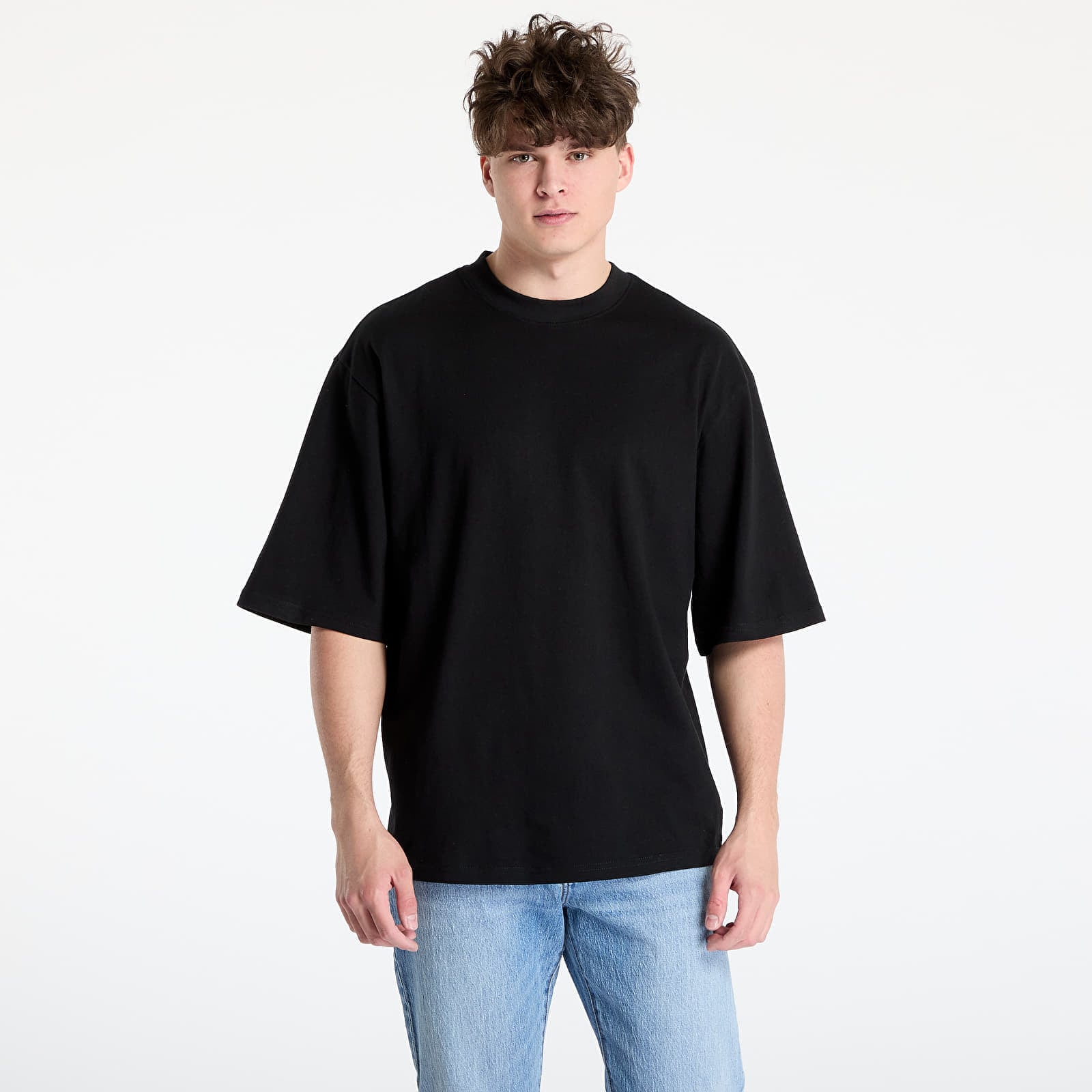 T-shirt Urban Classics Organic Oversized Sleeve Tee Black L