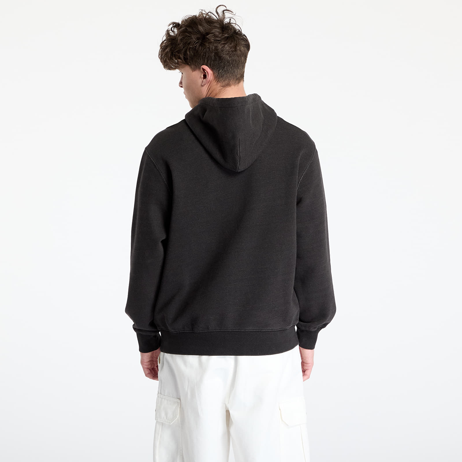 Meeste kampsunid Carhartt WIP Hooded Ingo Sweat UNISEX Black Garment Dyed