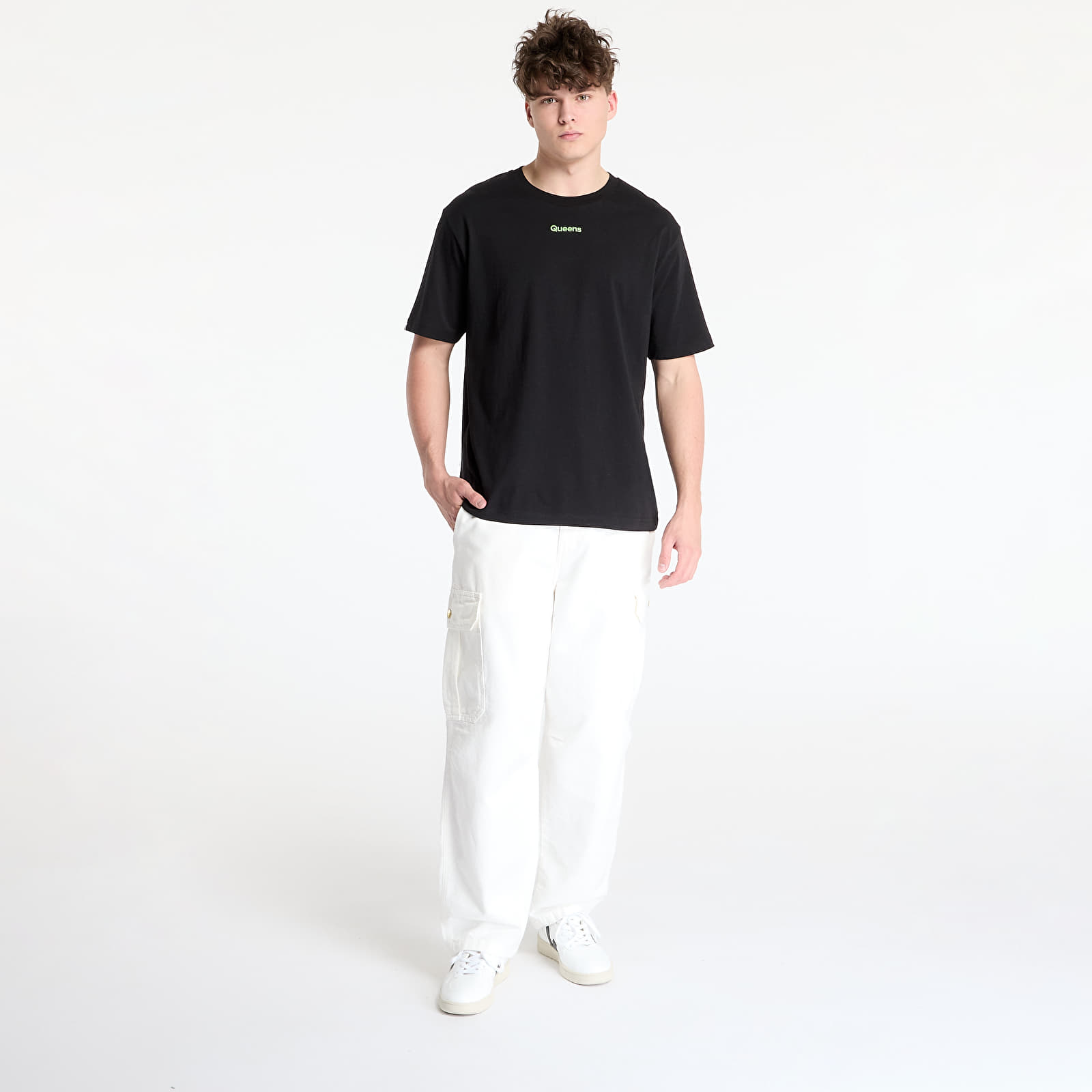 Majice Queens Basic Tee Black