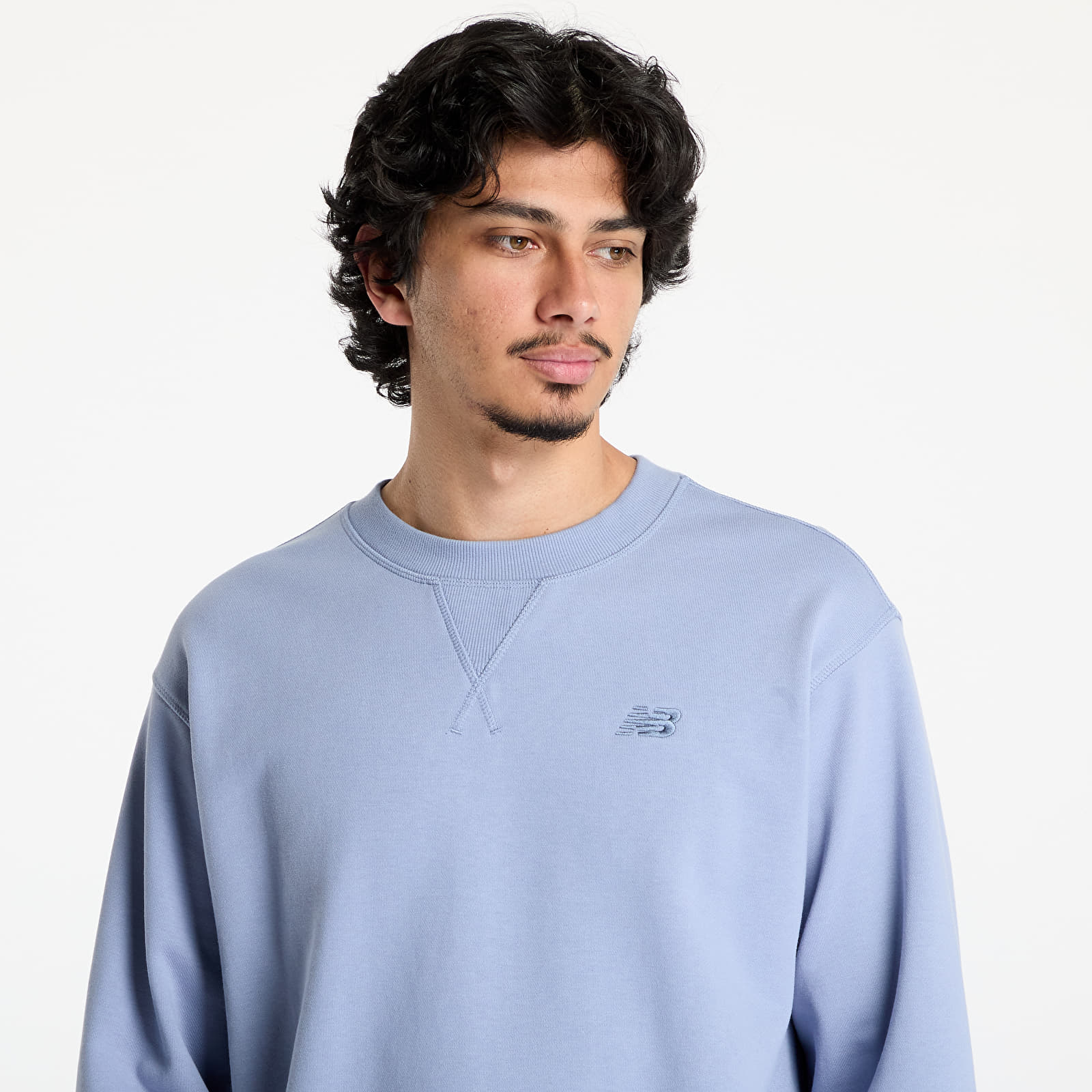 Sweatshirts för män New Balance Athletics French Terry Crew Dusk Shower