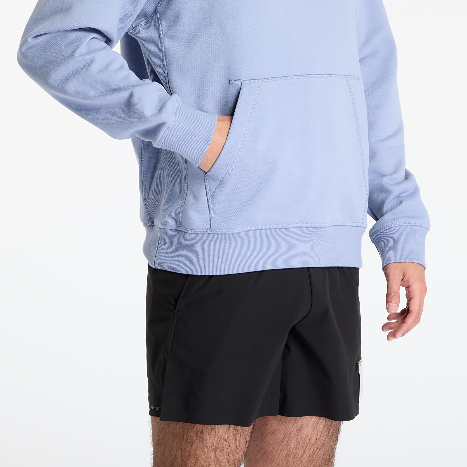 Pánské mikiny New Balance Athletics French Terry Crew Hoodie Dusk Shower