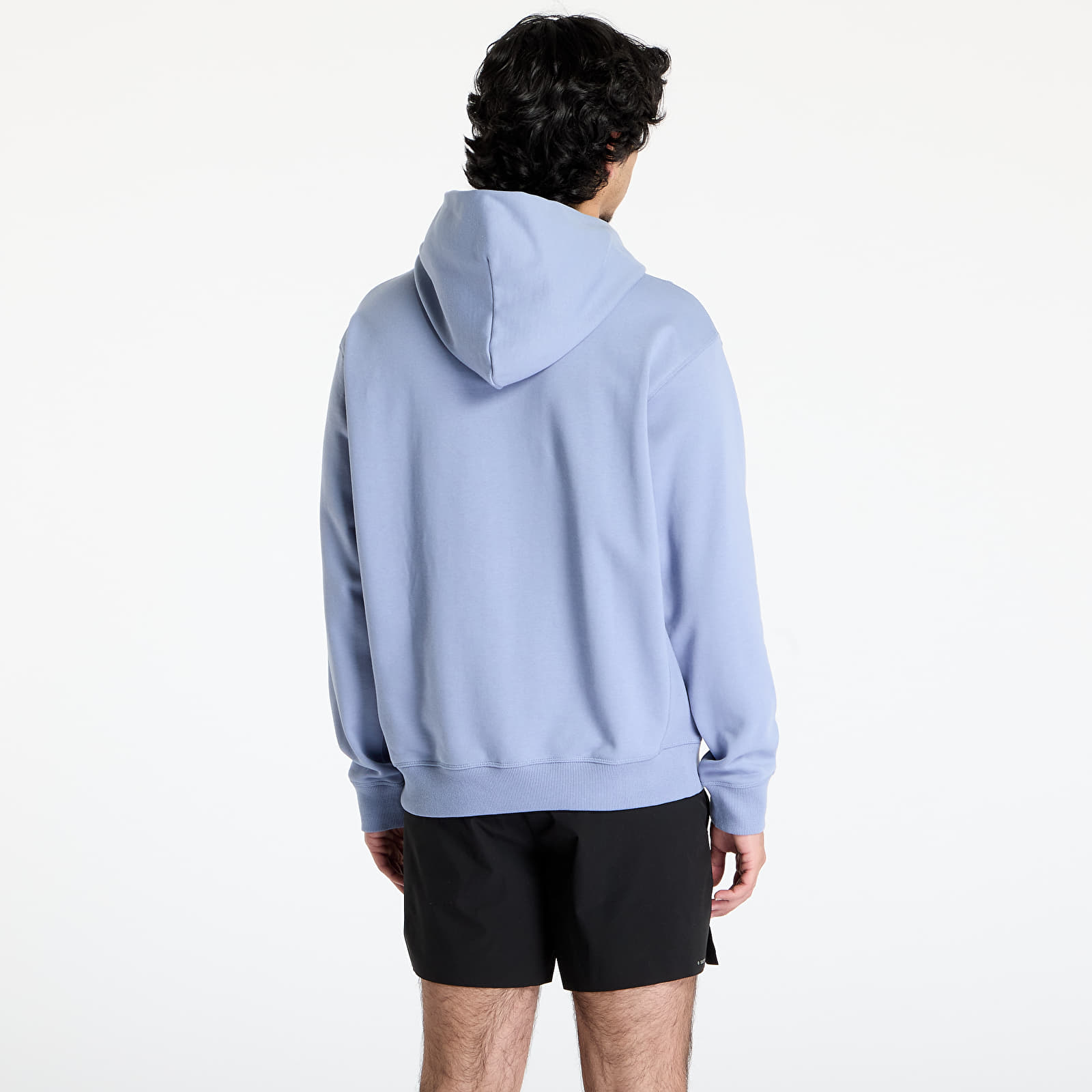Pánské mikiny New Balance Athletics French Terry Crew Hoodie Dusk Shower