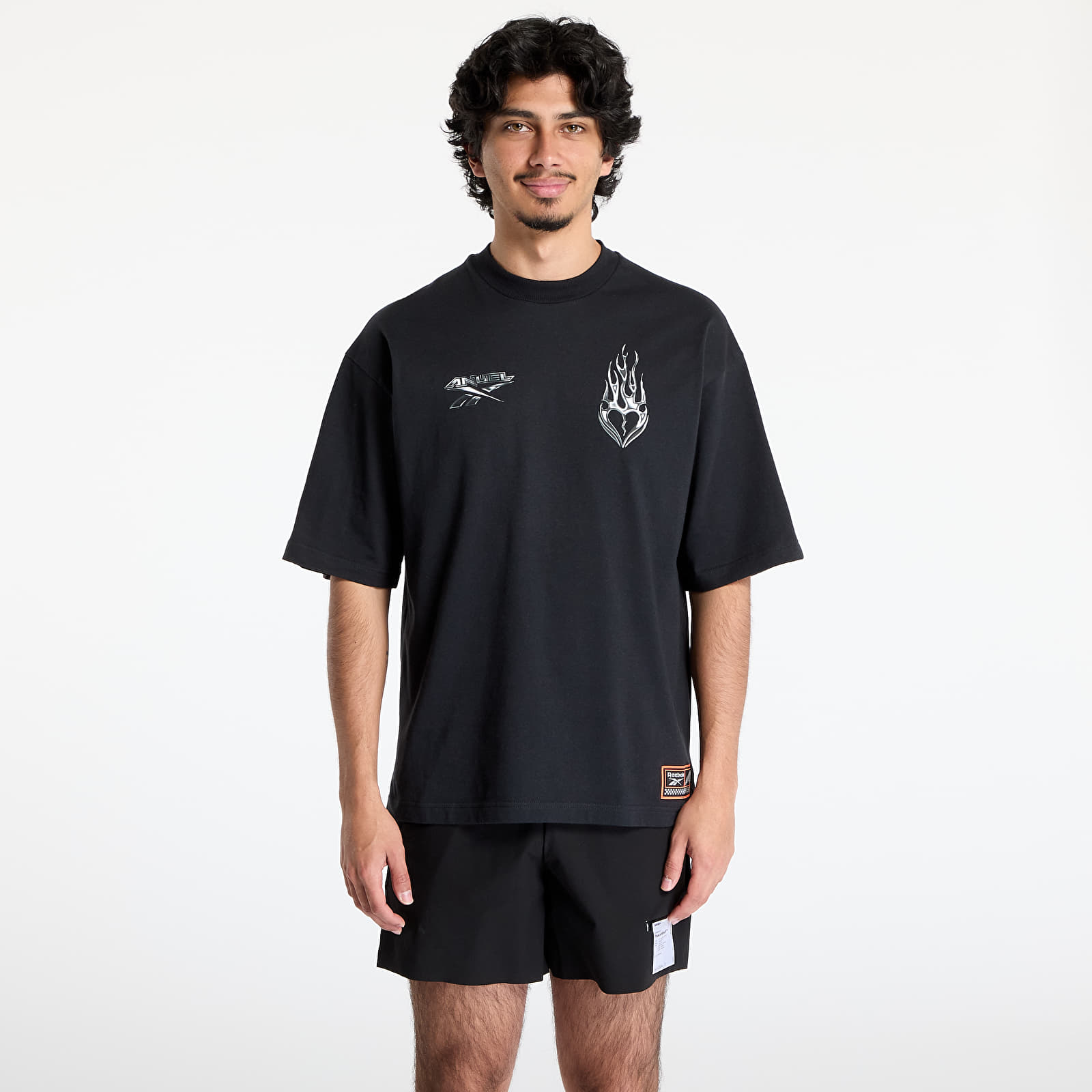 Tricouri pentru bărbați Reebok Anuel Tee Black