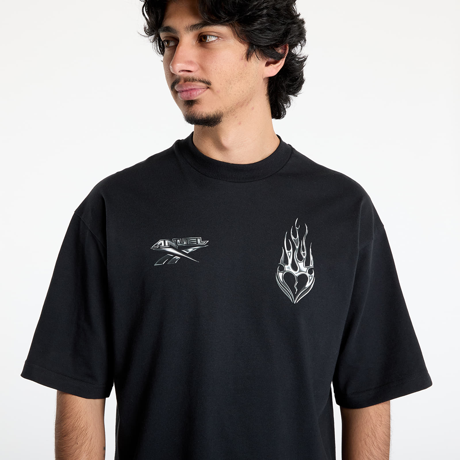 Tricouri pentru bărbați Reebok Anuel Tee Black