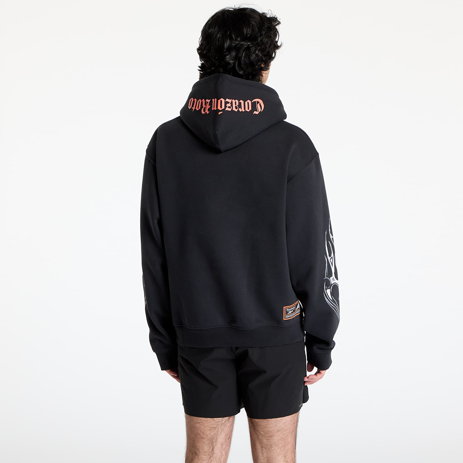 Muške majice Reebok Anuel Hoodie Black