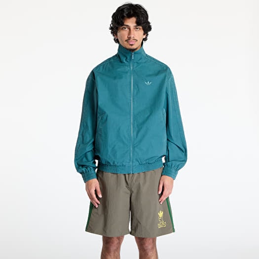 Kabát adidas Woven Firebird Tracksuit Jacket Green/ Tech Green