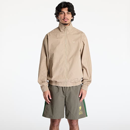 Kabát adidas Woven Firebird Tracksuit Jacket Brown/ Blanch Cargo