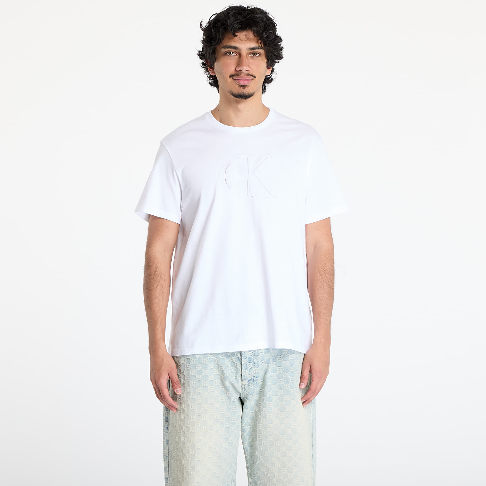 Pánská trička Calvin Klein Jeans Short Sleeve 20S Tee White
