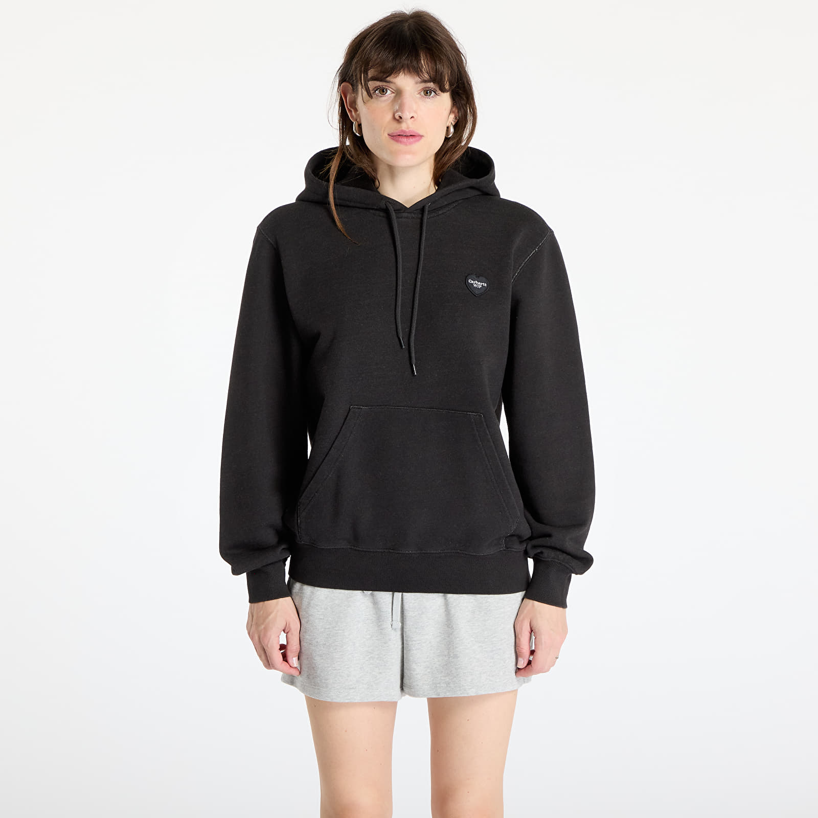 Meeste kampsunid Carhartt WIP Hooded Ingo Sweat UNISEX Black Garment Dyed