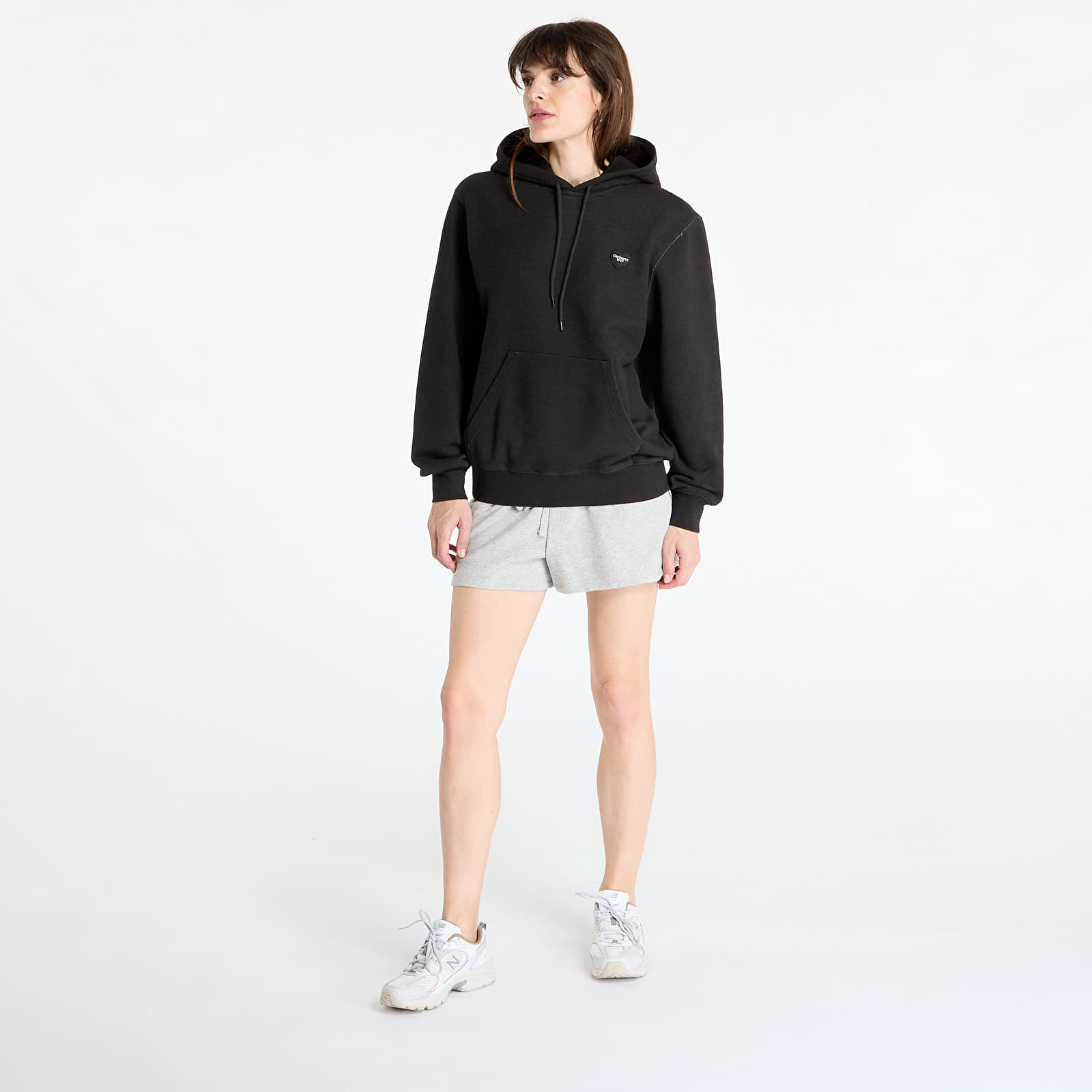 Meeste kampsunid Carhartt WIP Hooded Ingo Sweat UNISEX Black Garment Dyed