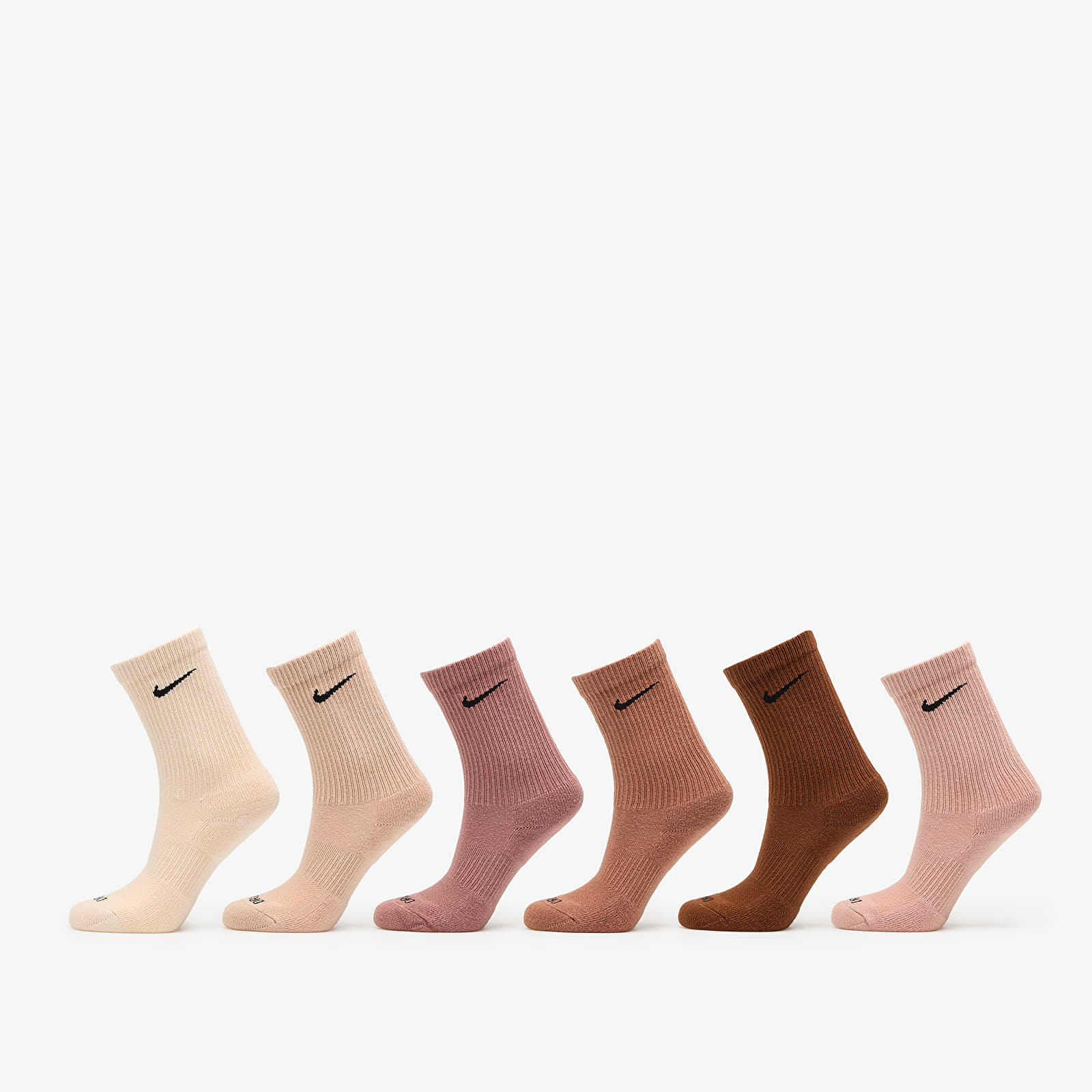 Men's socks Nike Dri-FIT Everyday Plus Cushioned Training Crew Socks 6-Pack Multi-Color