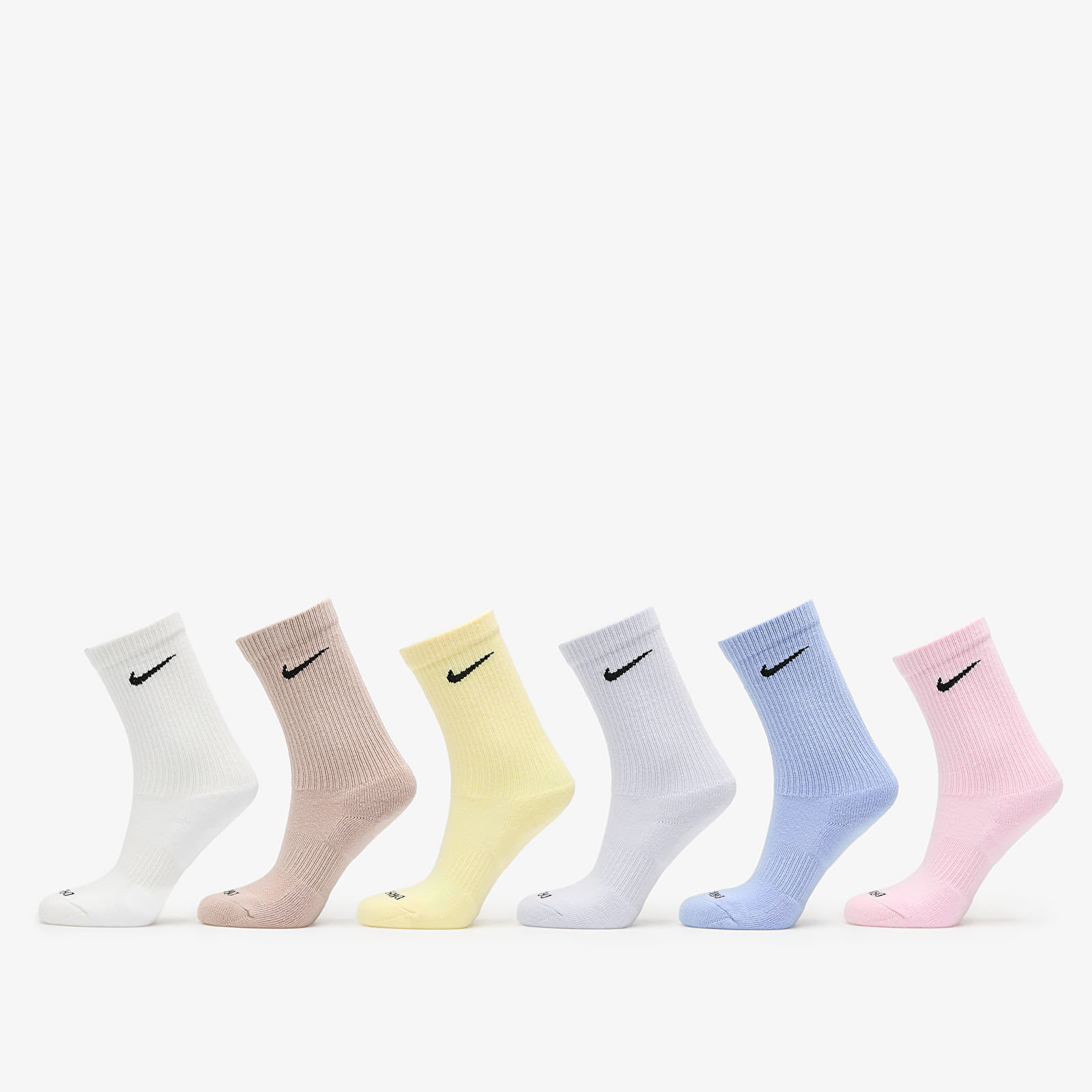 Pánské ponožky Nike Dri-FIT  Everyday Plus Cushioned Training Crew Socks 6-Pack Multi-Color