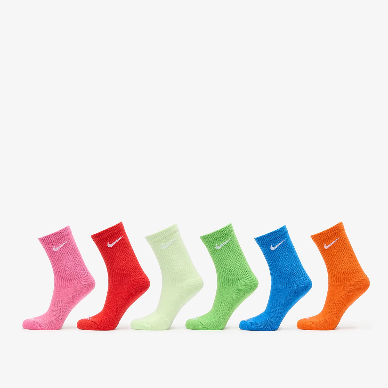 Men's socks Nike Dri-FIT Everyday Plus Cushioned Training Crew Socks 6-Pack Multi-Color