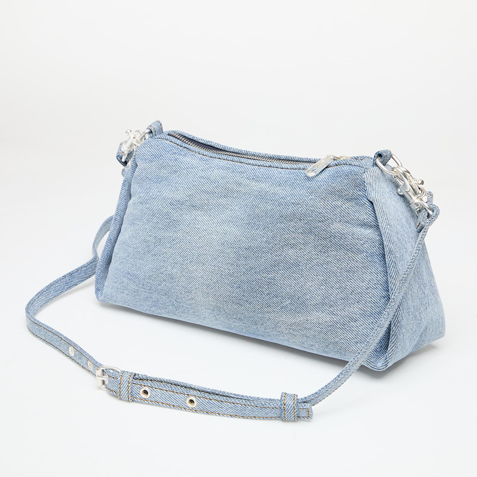 Tašky cez rameno Calvin Klein Jeans Denim Layla Shoulder Bag Denim Blue