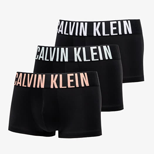 Calvin Klein Low Rise Microfiber Stretch Trunk 3-Pack Black