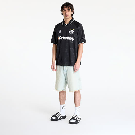 Carhartt wip サッカーシャツとショーツセット 黒 Carhartt WIP S/S Harttâ Football T-Shirt UNISEX Heart Train