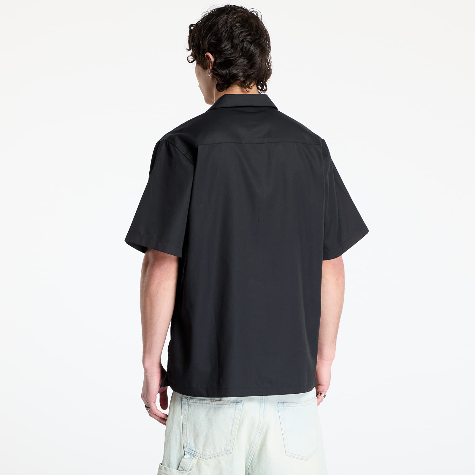 Muške košulje Carhartt WIP S/S Delray Shirt UNISEX Black/ White