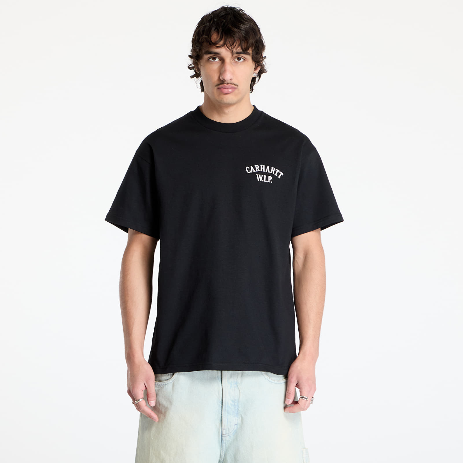 Tricou Carhartt WIP S/S Cabinetry T-Shirt UNISEX Black/ White S