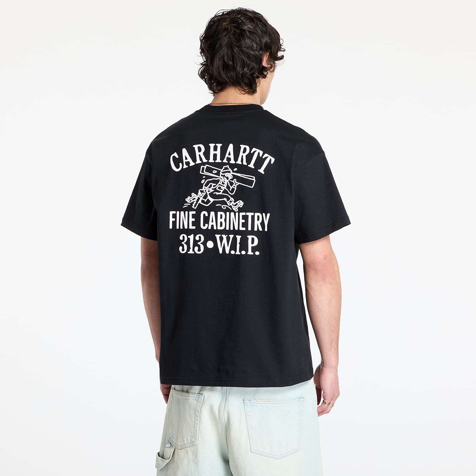 Men's T-shirts Carhartt WIP S/S Cabinetry T-Shirt UNISEX Black/ White