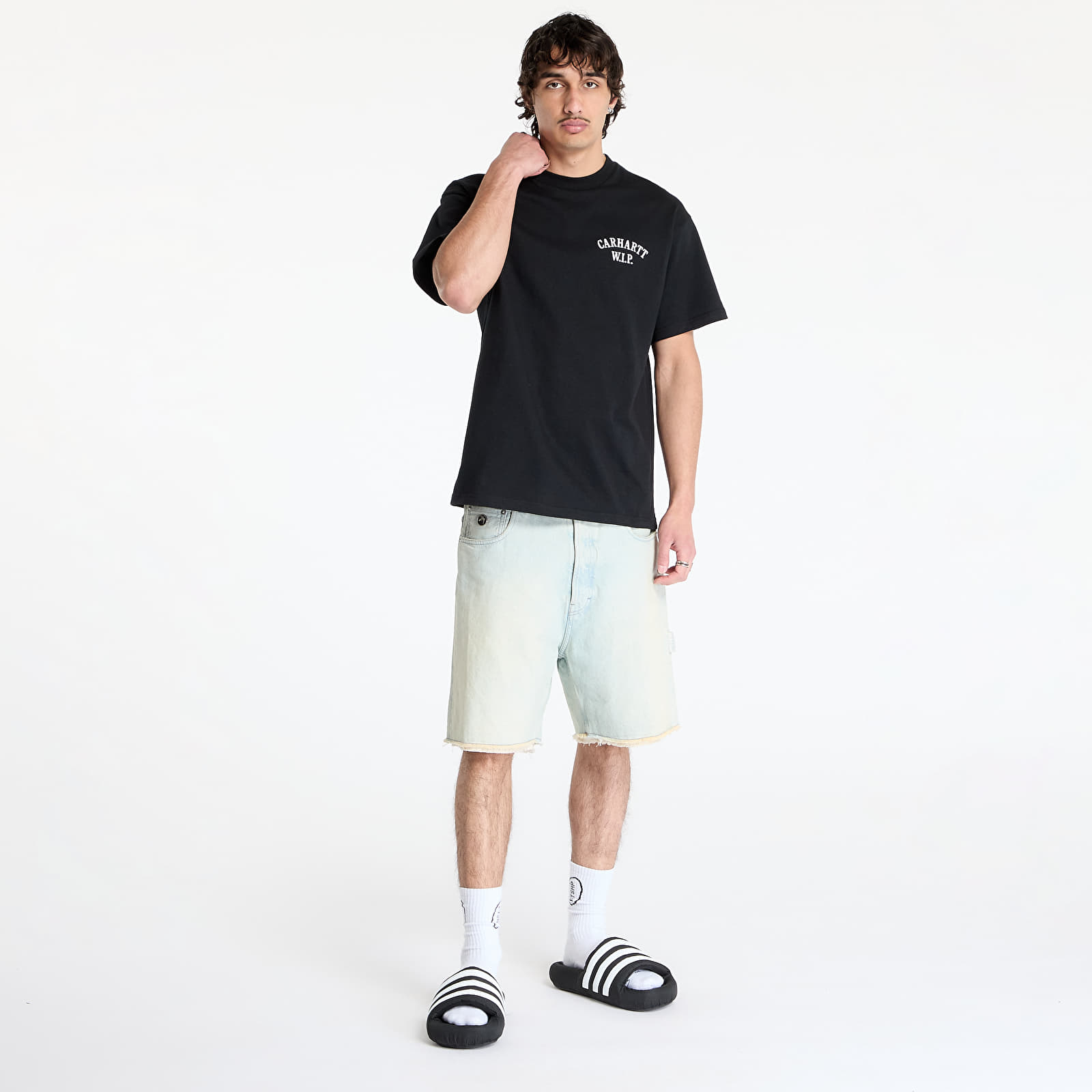 Men's T-shirts Carhartt WIP S/S Cabinetry T-Shirt UNISEX Black/ White