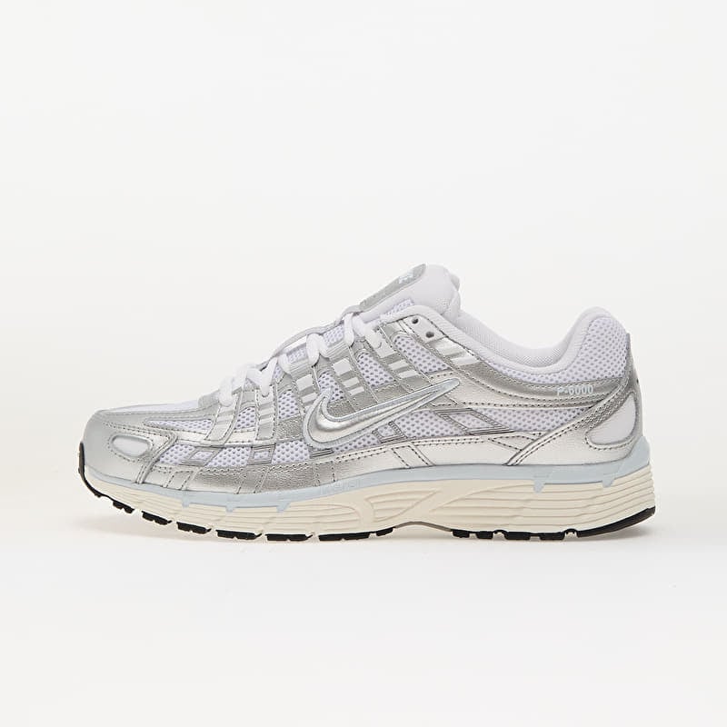 Nike W P-6000 White/ Metallic Silver-Blue Tint-Sail