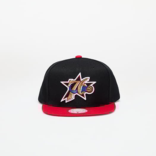 Cap Mitchell & Ness NBA Team 2 Tone 2.0 Snapback Hwc 76Ers Black/ Red