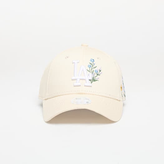 Cap New Era 9FORTYw MLB Floral Icon Los Angeles Dodgers Light Cream