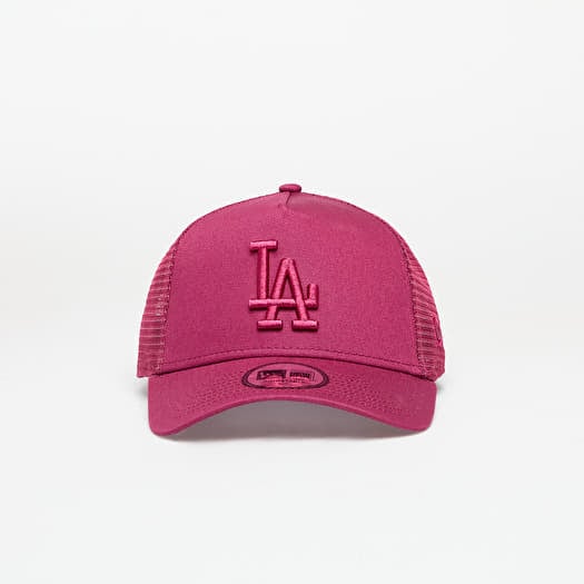Cap New Era Los Angeles Dodgers 9FORTY Af MLB League Essential Trucker Dark Red