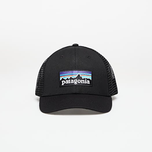 Cap Patagonia P6 Logo LoPro Trucker Hat Black