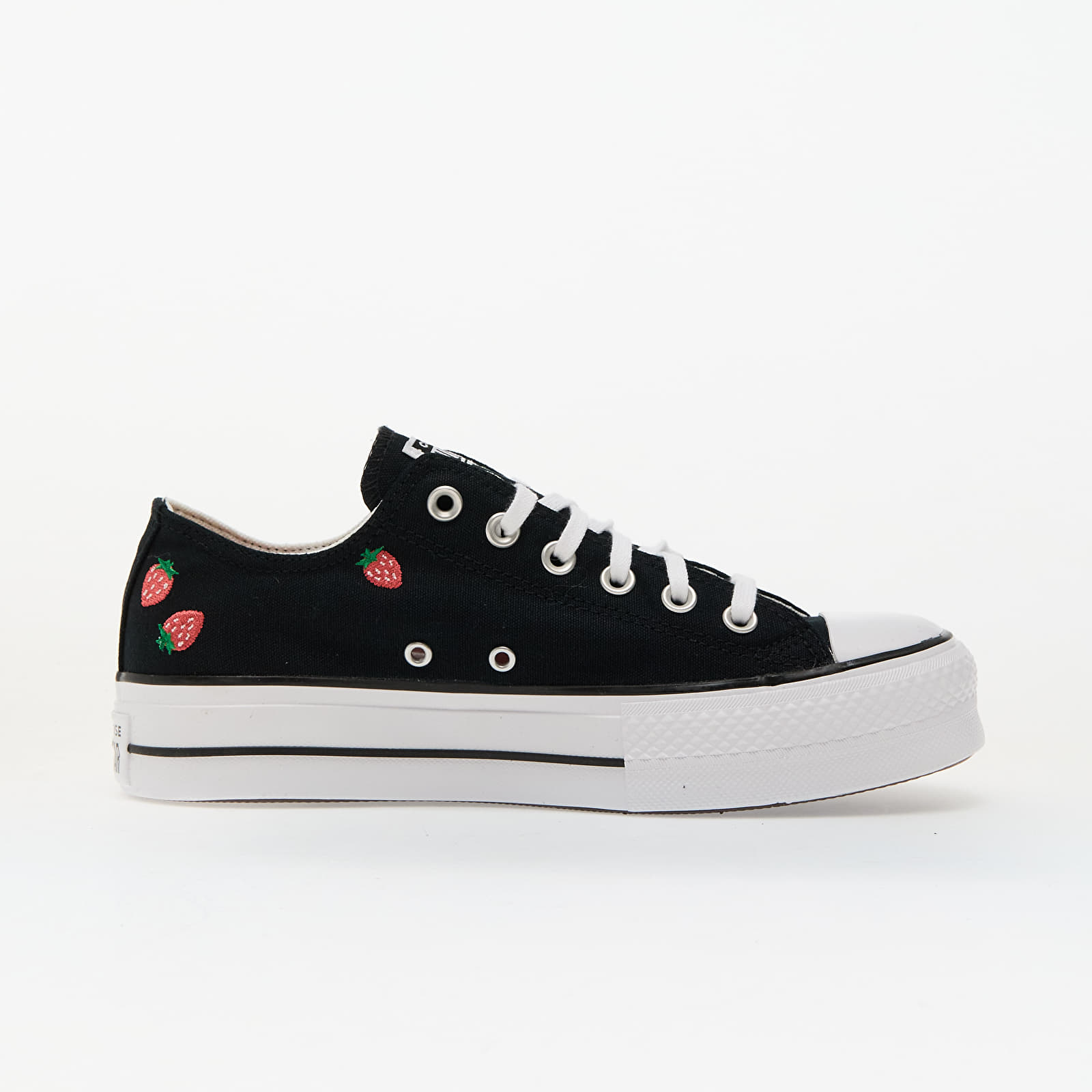 Women's sneakers and shoes Chuck Taylor All Star Lift Black/ Soft Red/ White