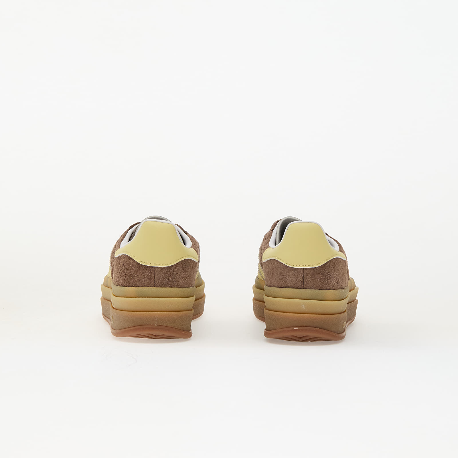 Adidași și pantofi pentru femei adidas Gazelle Bold W Earth Strata/ Power Yellow/ Ftw White