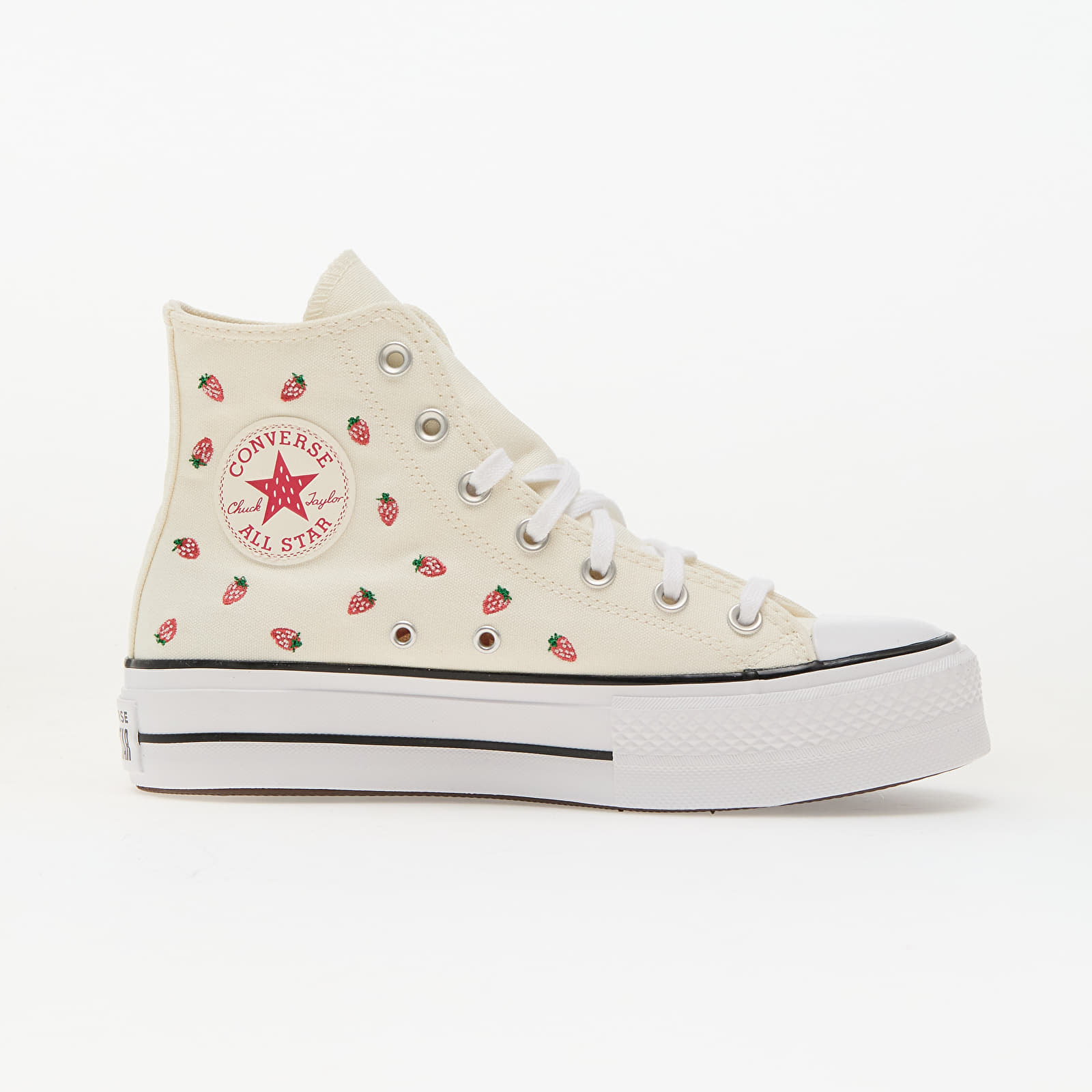 Women's sneakers and shoes Chuck Taylor All Star Lift Egret/ Soft Red/ White