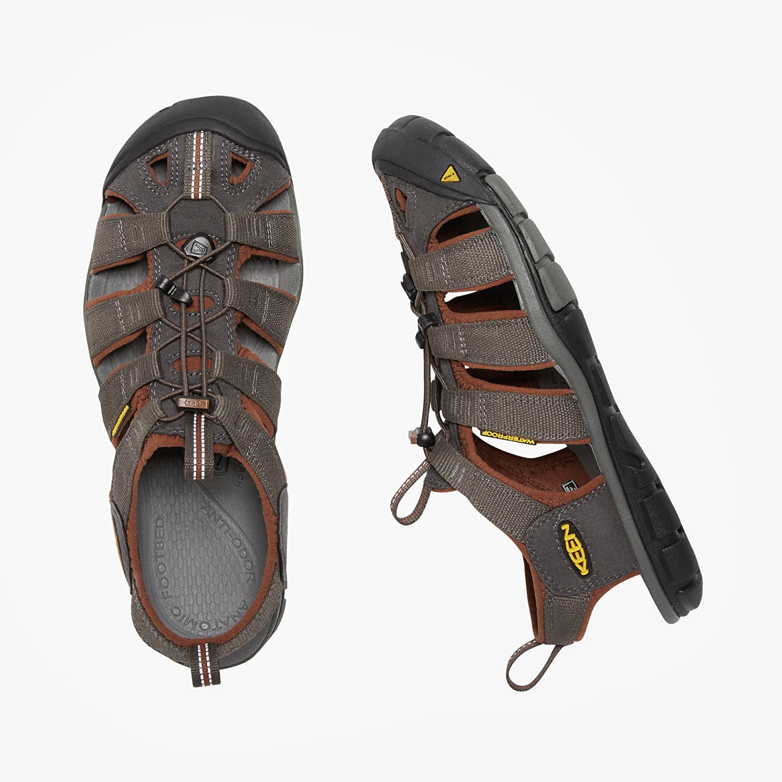 Turnschuhe und Schuhe für Männer KEEN Clearwater Cnx Raven/ Tortoise Shell