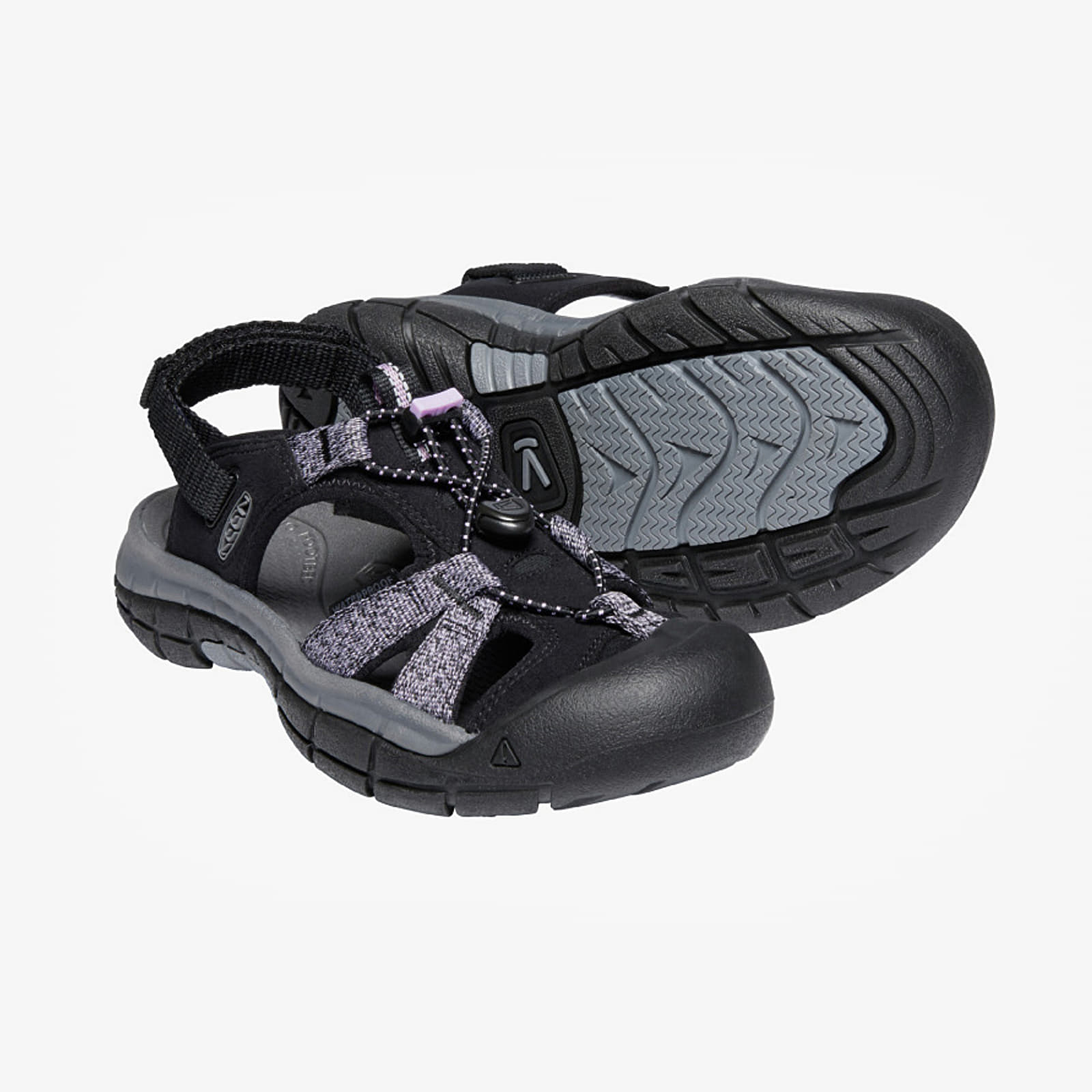Women's sneakers and shoes KEEN Ravine H2 Black/ Dawn Pink