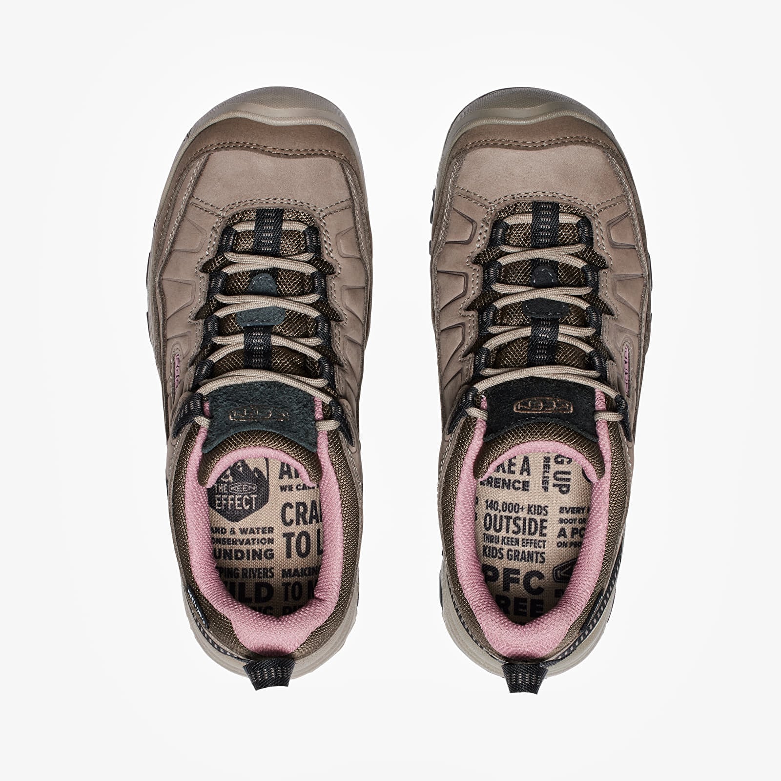 Sneakers og sko til kvinder KEEN Targhee Iv Wp Brindle/ Nostalgia Rose