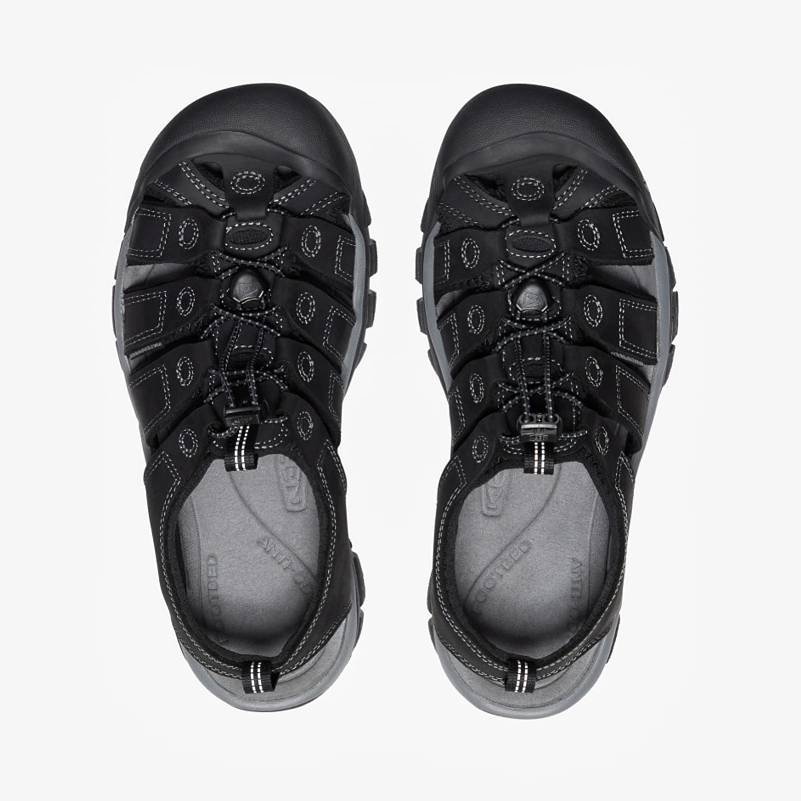 Turnschuhe und Schuhe für Männer KEEN Newport Black/ Steel Grey