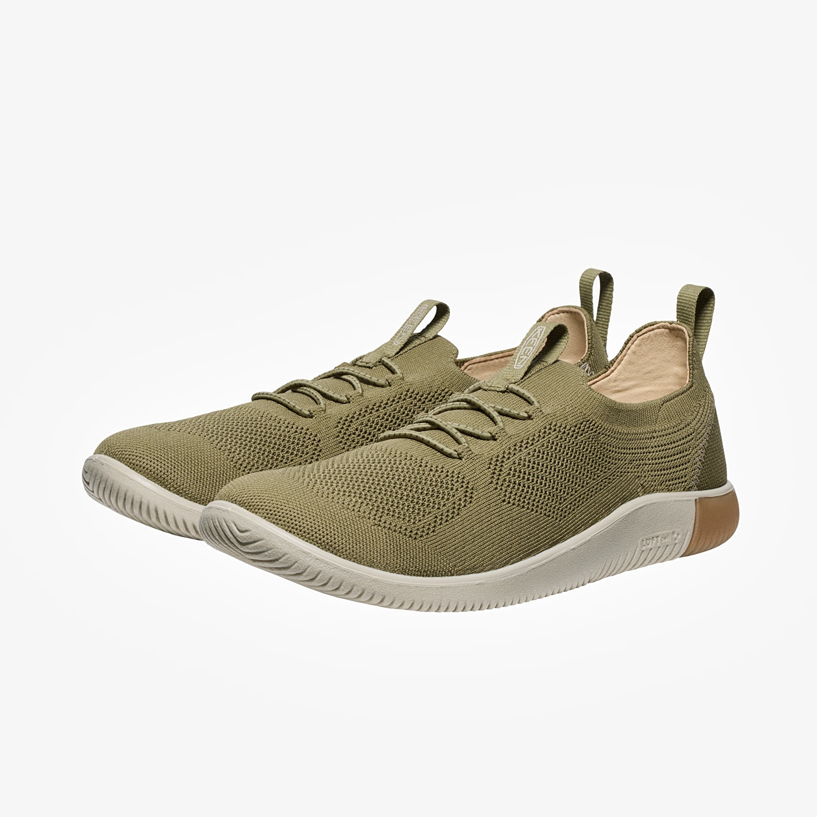 Men's sneakers and shoes KEEN Knx Knit Lace Martini Olive/ Plaza Taupe