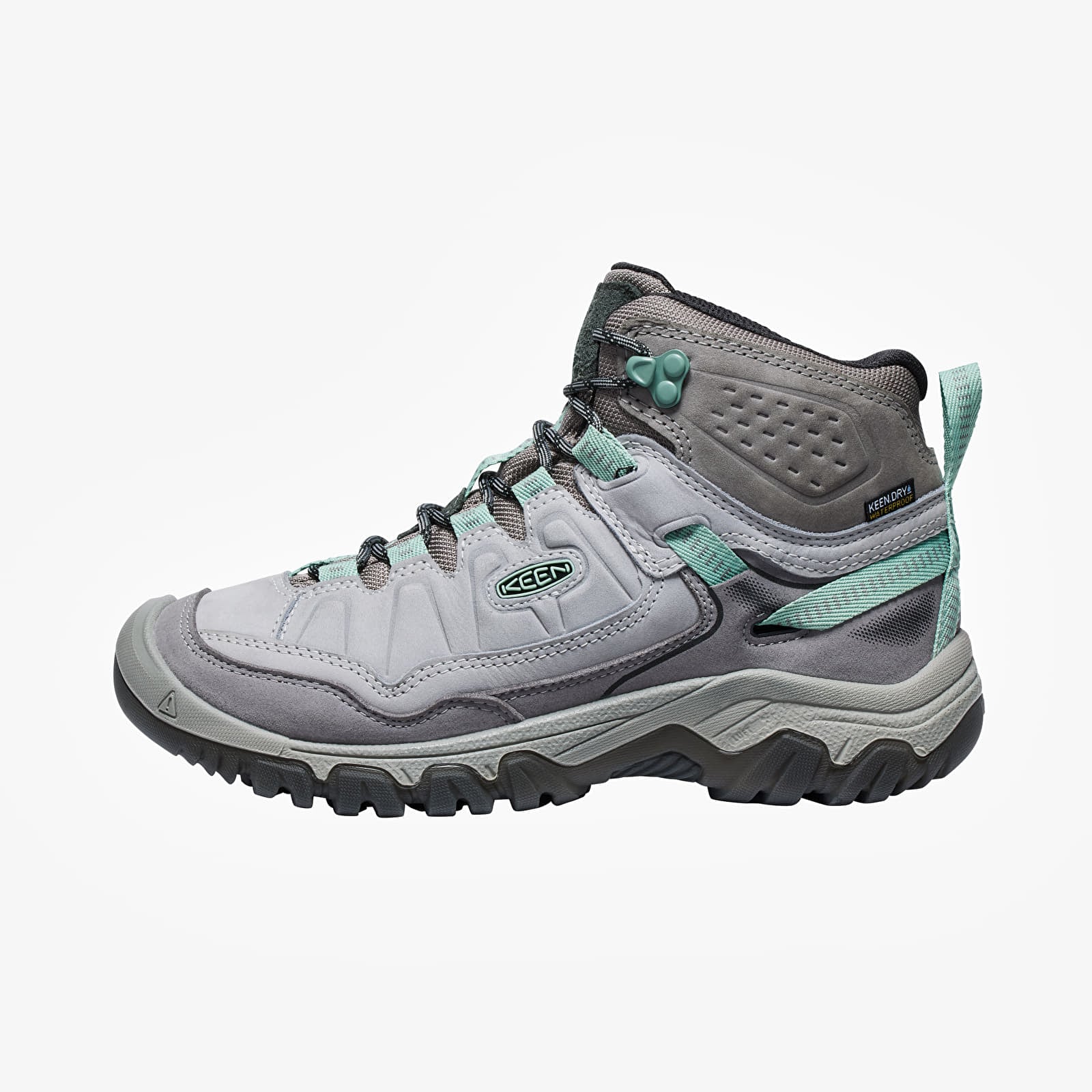 Sneakers och skor för kvinnor KEEN Targhee Iv Mid Wp Alloy/ Granite Green