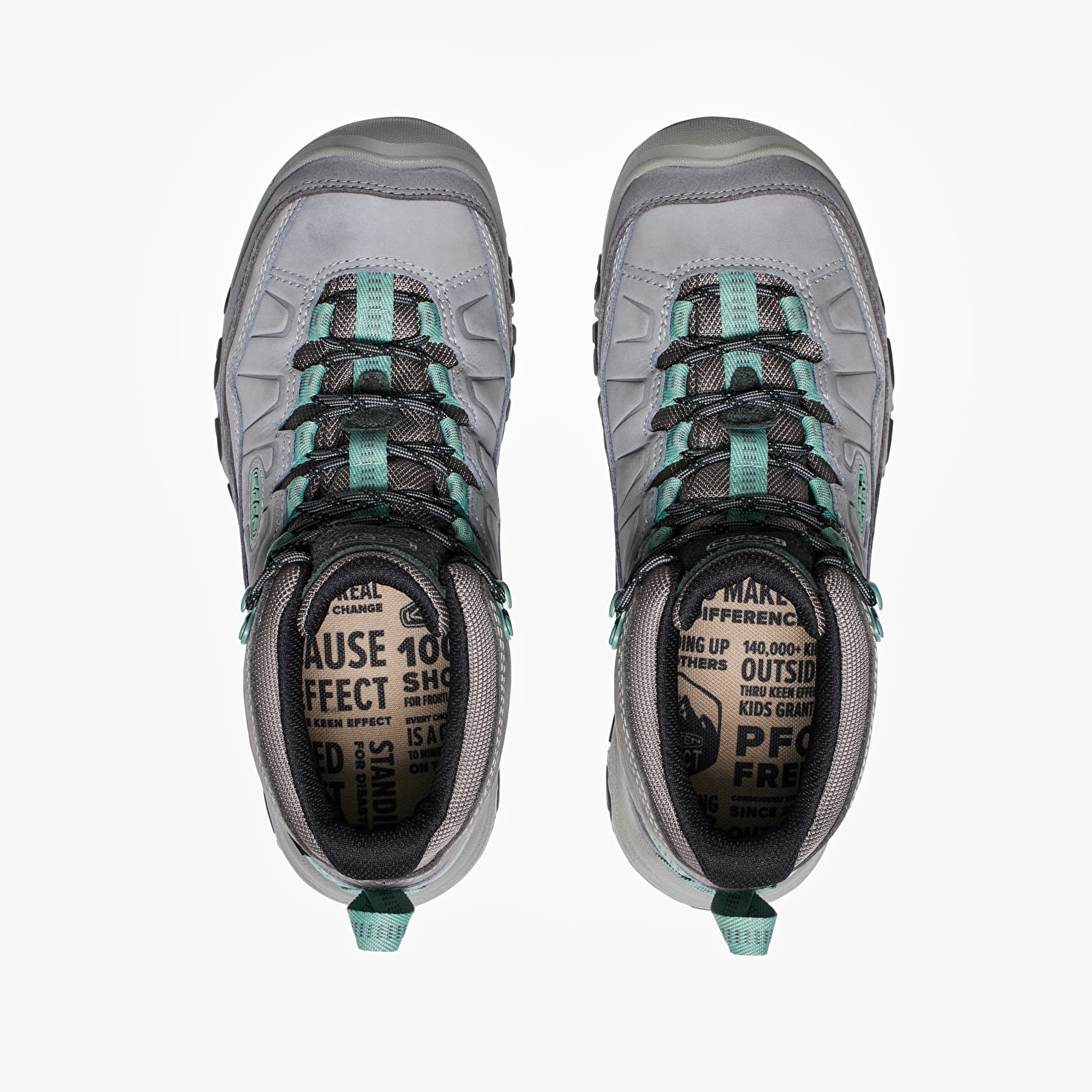 Sneakers och skor för kvinnor KEEN Targhee Iv Mid Wp Alloy/ Granite Green