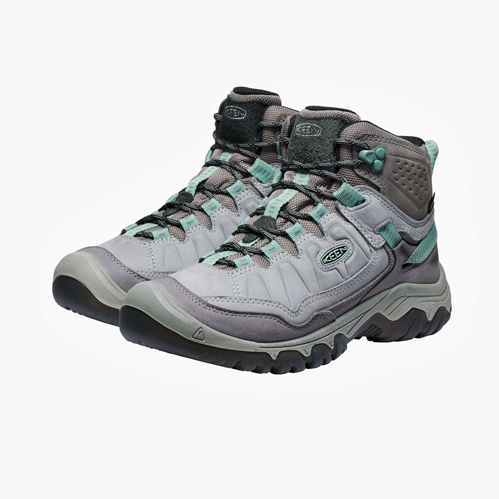 Sneakers och skor för kvinnor KEEN Targhee Iv Mid Wp Alloy/ Granite Green