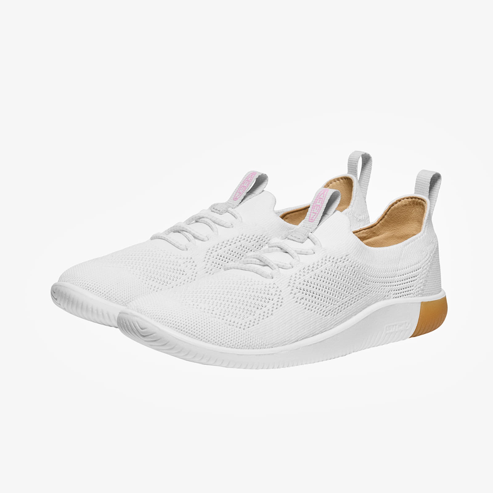Women's sneakers and shoes KEEN Knx Knit Lace Star White/ Moonlite Mauve