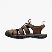KEEN Clearwater Cnx Leather Dark Earth/ Black
